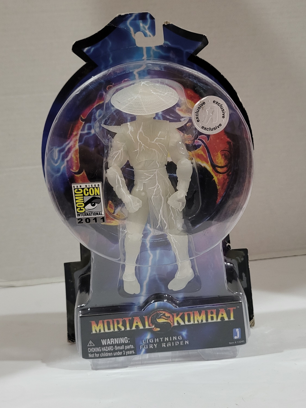 2011 San Diego Comic Con Toys R Us Exclusive MortalCombat Lightning Fury Raiden